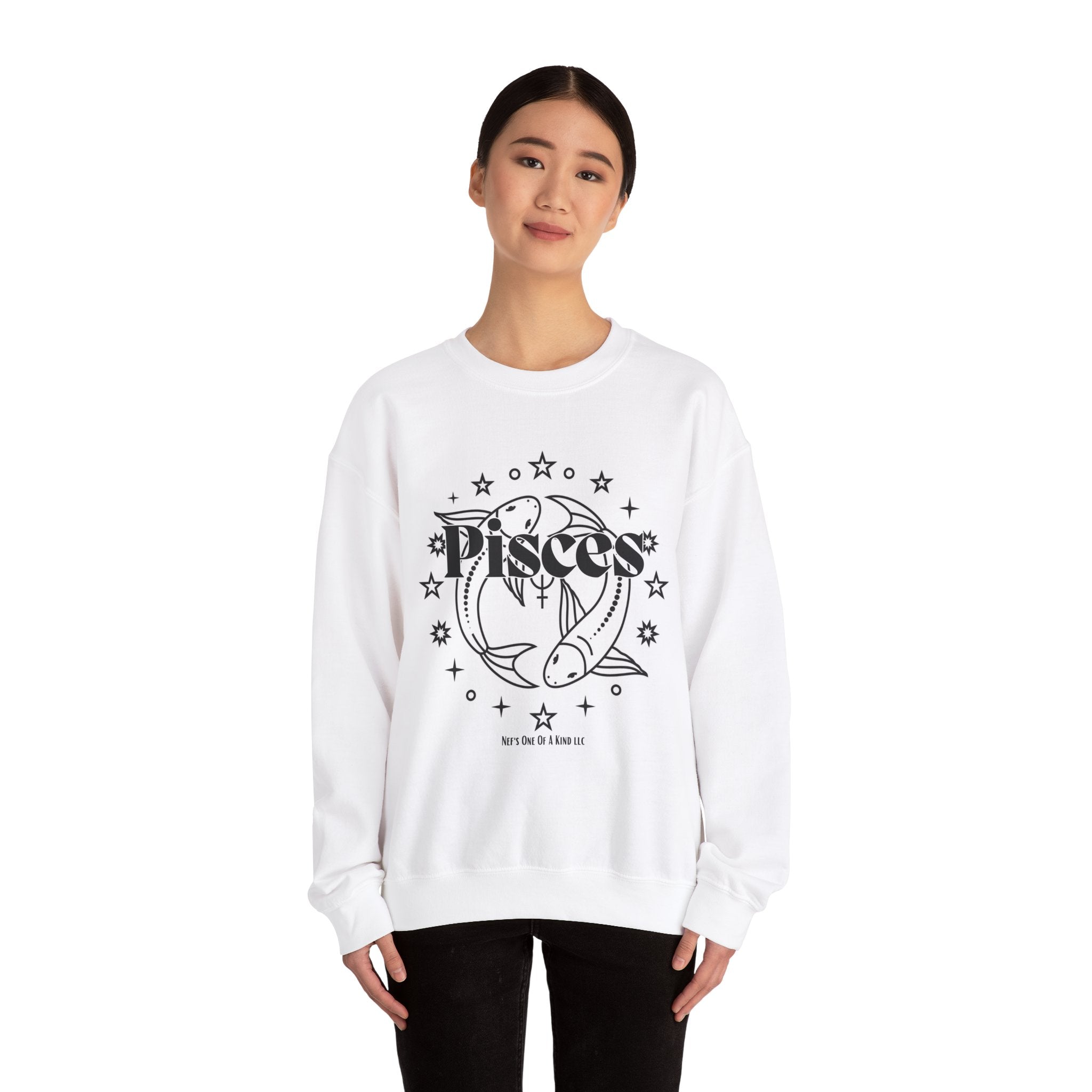 Pisces Unisex Casual Crewneck Sweatshirt